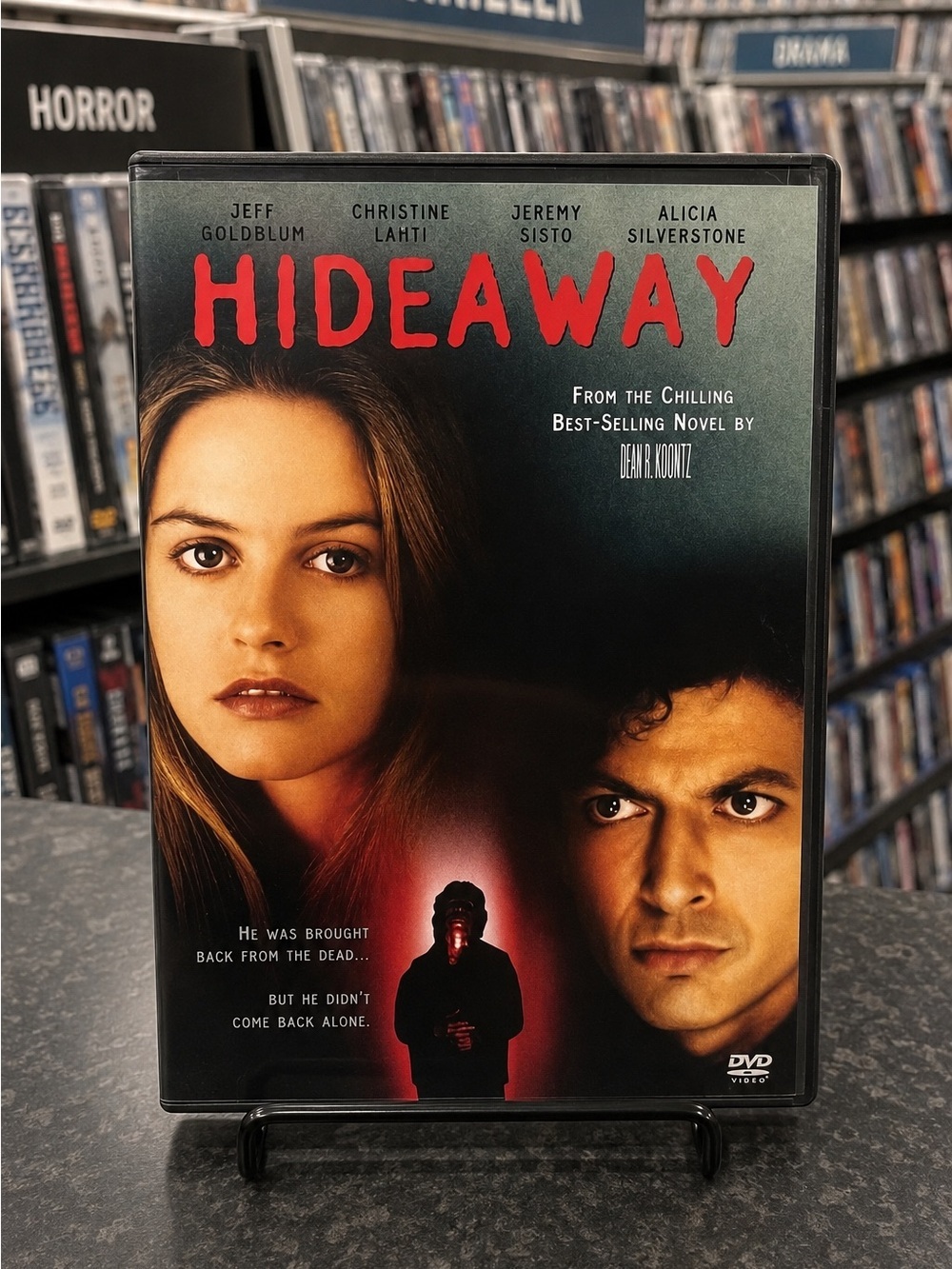Hideaway DVD 1995 Jeff Goldblum Alicia Silverstone Thriller Dean Koontz